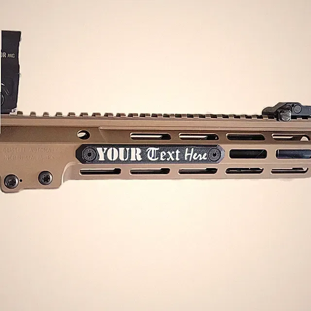 MLOK Custom Rail Cover, 3 Slot, High Temp, M-LOK