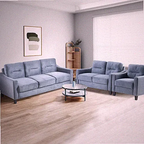 Modern 3-piece set 6seater Upholstered Couch Comfortable Sectional Couches set