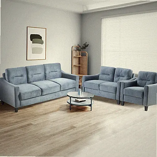 Modern 3-piece set 6seater Upholstered Couch Comfortable Sectional Couches set