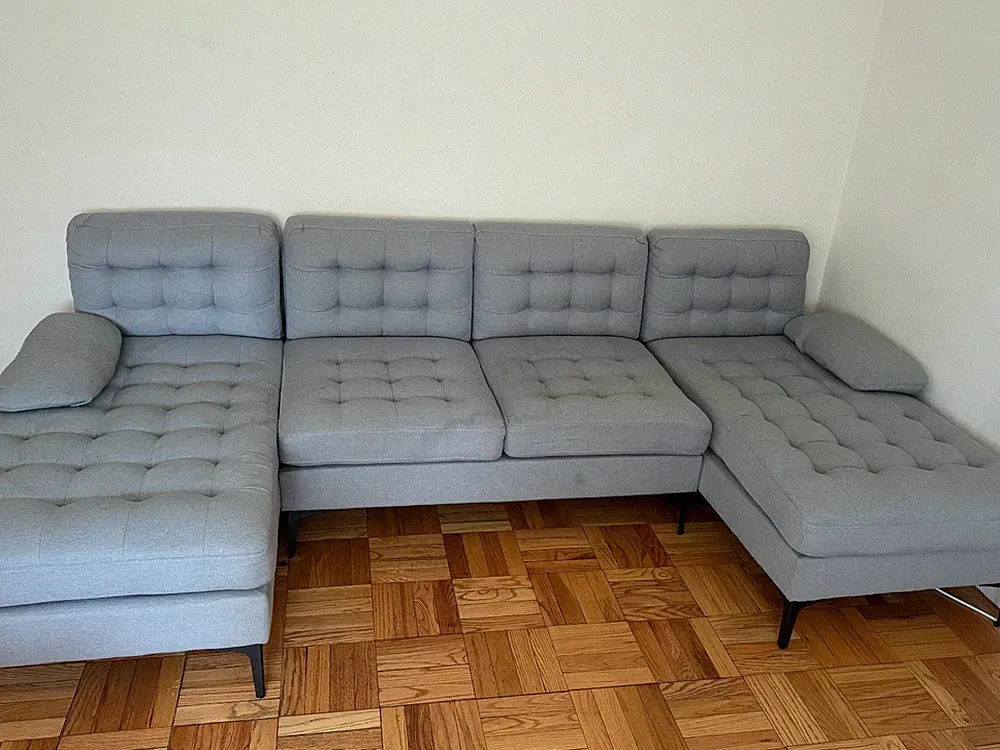 Modern 4 Seat Sectional Sofa U Shape Couch Set (local pickup only)