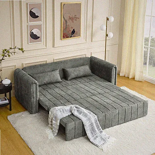 Modern Accent Armchairs Sofa Bed Sleeper Pull Out 3 in 1 Sectional Sofa Couches