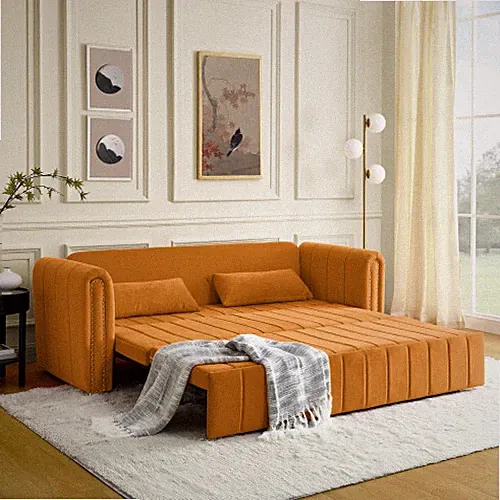 Modern Accent Armchairs Sofa Bed Sleeper Pull Out 3 in 1 Sectional Sofa Couches