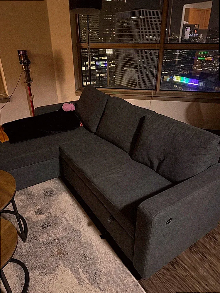 Modern Convertible Sectional Sofa w/ Storage