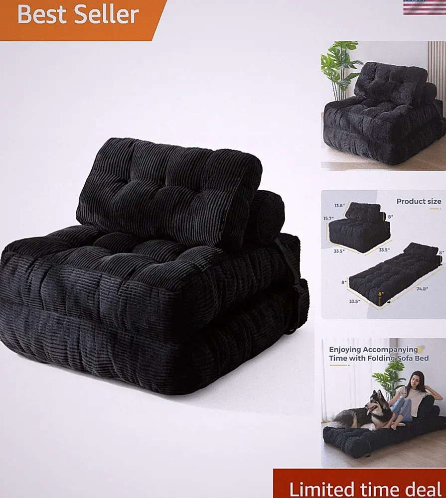 Modern Convertible Sleeper Chair: Versatile Folding Sofa Bed for Small Spaces