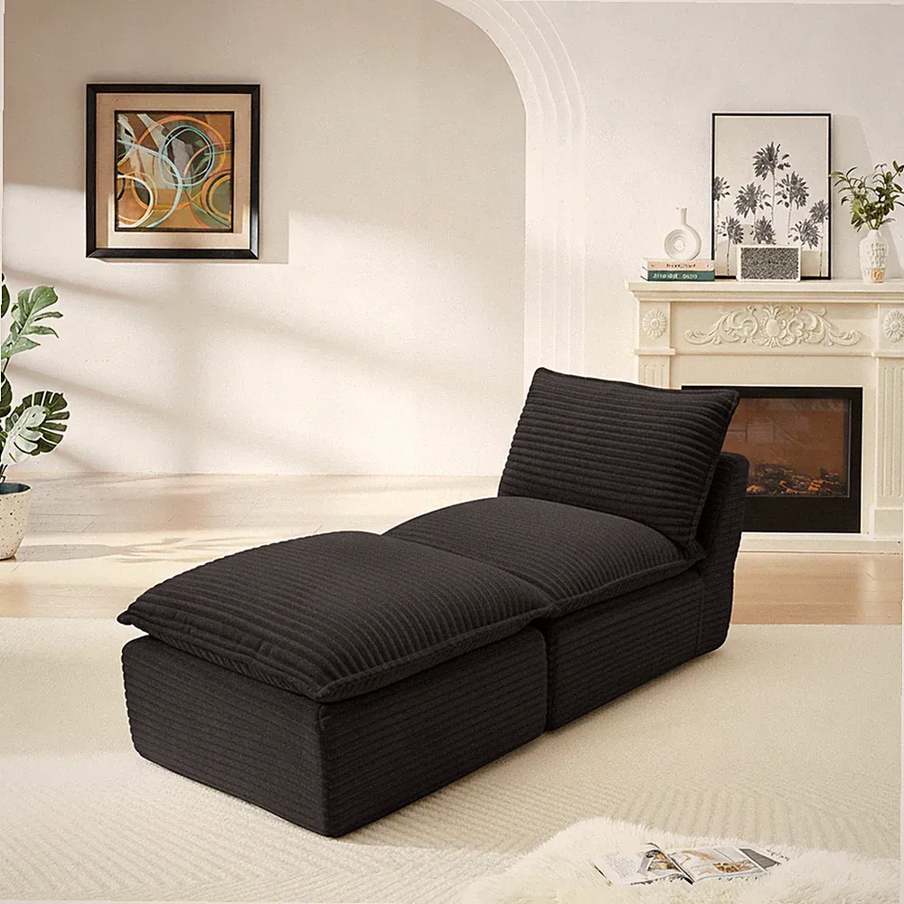 Modern corduroy cloud sofa, can be freely combined and has a comfortable sitting