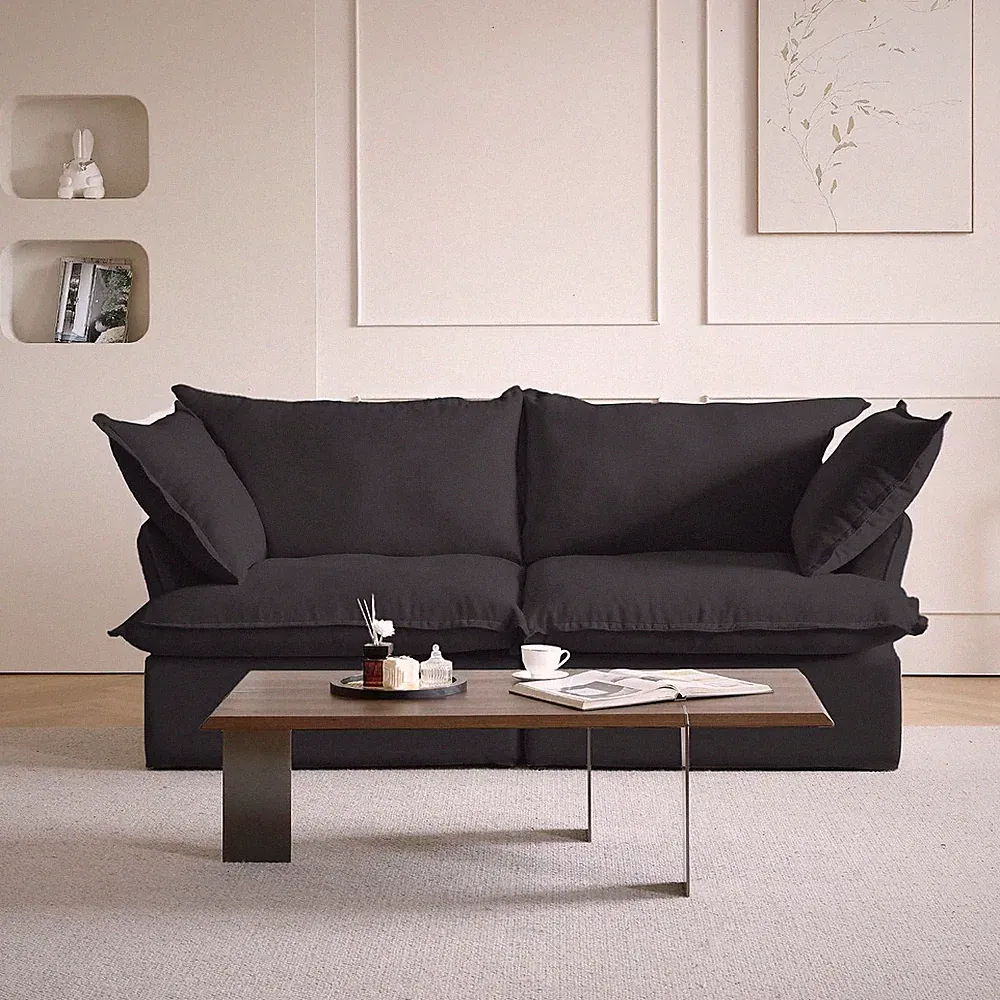 Modern Couch for Living Room, Love Seat Modular Sectional Sofa, Cushion Covers R
