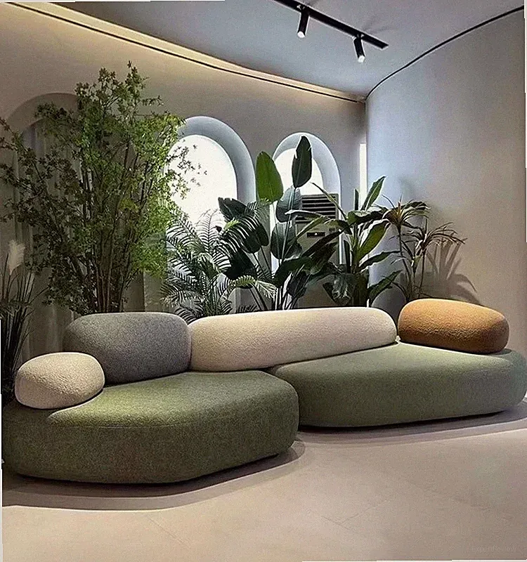 ！@Modern European Style Designer Sofa Set Modular Sectional Living Room Furnitur