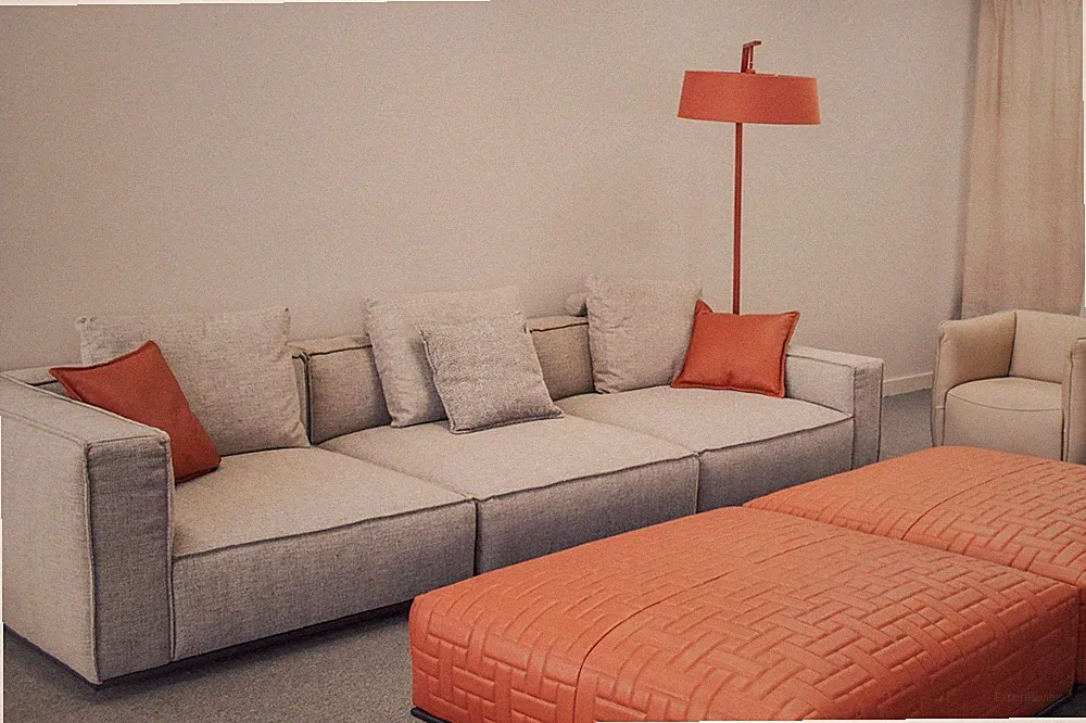 Modern Italian Deep Lounging Luxury Fabric Sectional - *IN-STOCK*