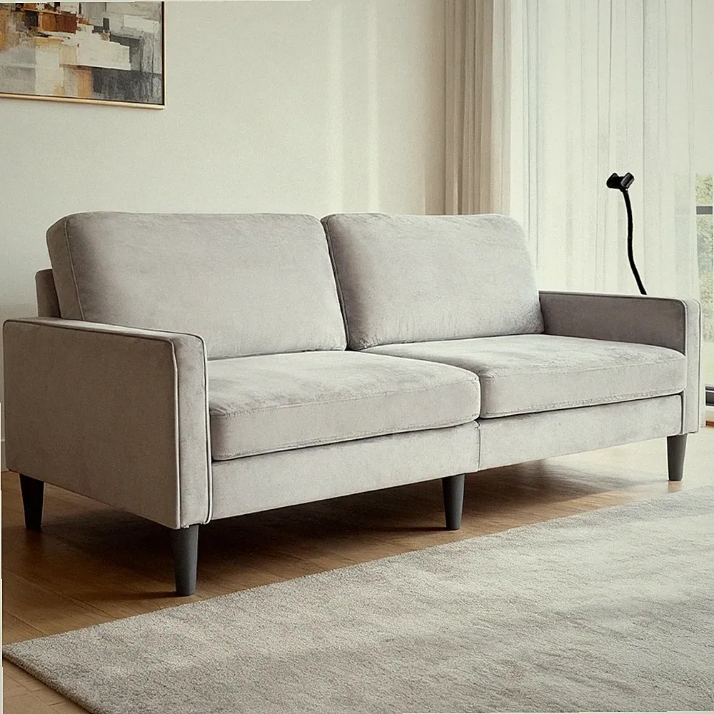 Modern Loveseat Sofa for Living Room Cushions Easy Assembly for Small Spaces