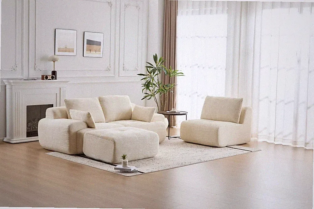 Modern Memory Foam Compressed Sofa