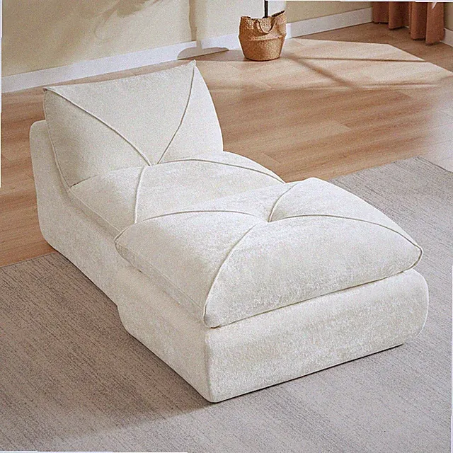 Modern minimalistchenille combination sofa, spacious and comfortable living room