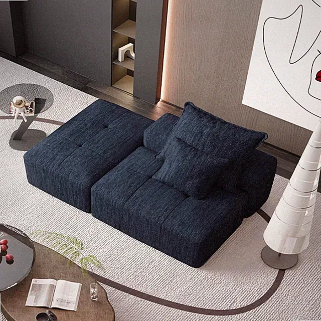 Modern Oversized Modular Sectional Sofa,Sparkling Chenille Fabric Soft Cushion