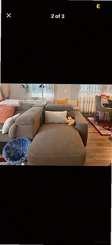 Modern Oversized Sectional Sofa, 5-Seat L-Shape Couch with Chaise