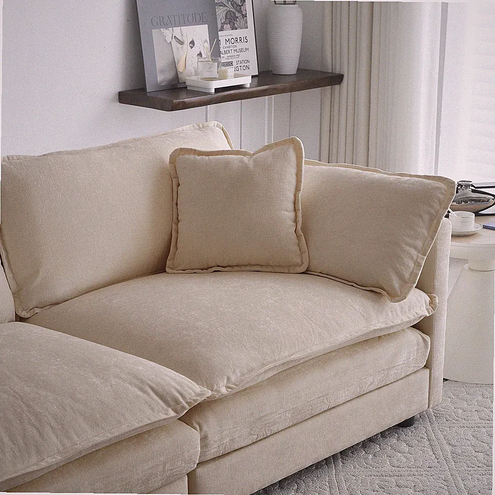 Modern Sofa Couch, 3 Piece Set Extra Deep Seat Sectional Sofa For Living Room, O