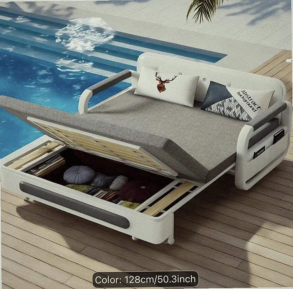 Modern Two-in-one Extendable Sofa Bed