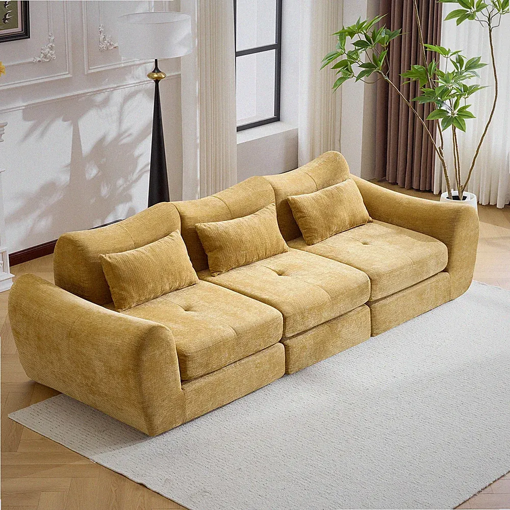 Modular Cloud Sofa Convertible Folding Sofa Bed Sectional Cushioned
