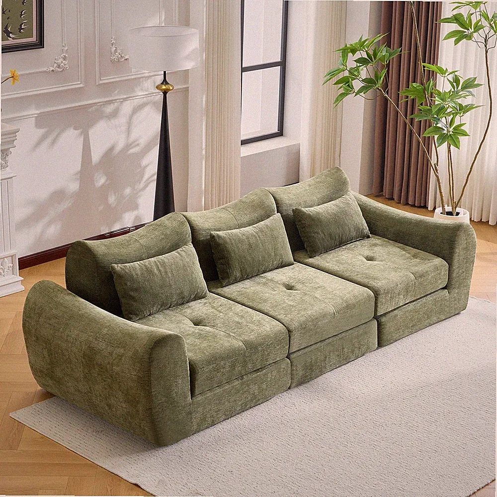 Modular Cloud Sofa,Convertible Folding Sofa Bed,Sectional Cushioned Sofa-Per