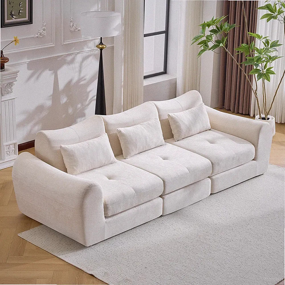 Modular Cloud Sofa,Convertible Folding Sofa Bed,Sectional Cushioned Sofa-Perf