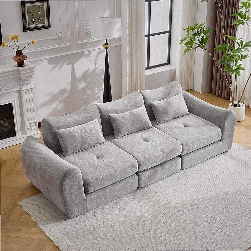 Modular Cloud Sofa,Convertible Folding Sofa Bed,Sectional Cushioned Sofa - Perfe