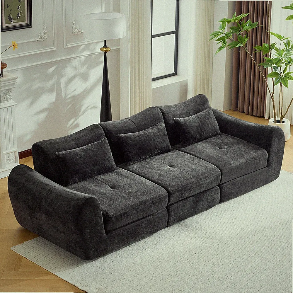 Modular Cloud Sofa,Convertible Folding Sofa Bed,Sectional Cushioned Sofa-Perfec