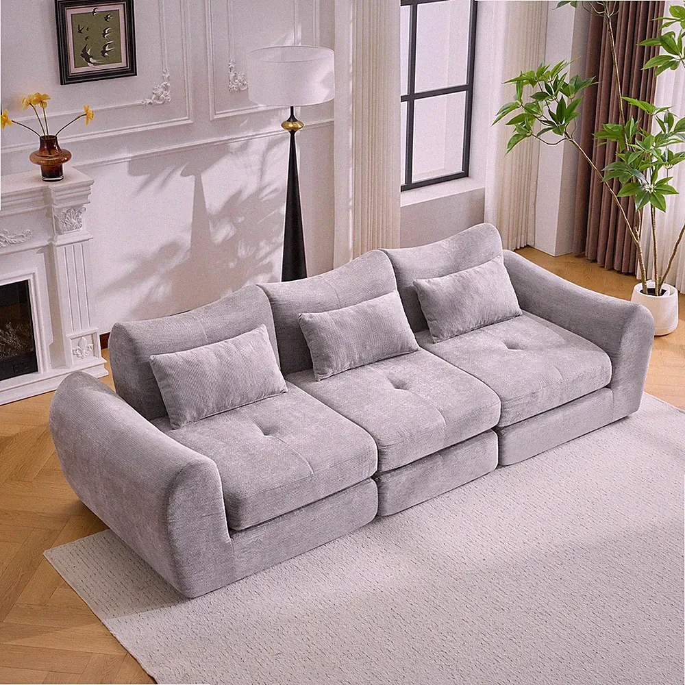 Modular Cloud Sofa,Convertible Folding Sofa Bed,Sectional Cushioned Sofa-Perfect