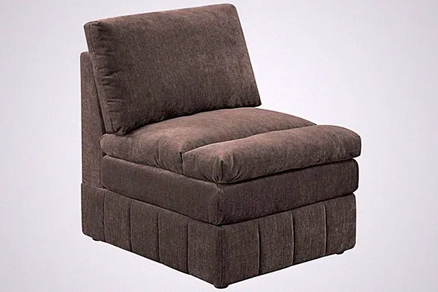 Modular combination sofa, mink, Morgan fabric - suede