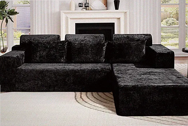 Modular Sectional Couches for Living Room,105" Cloud Couch with L-Shape Chais...
