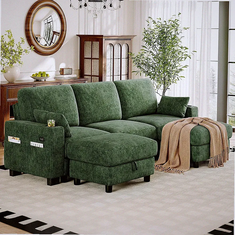 Wrapped Coils Sectional Sofas