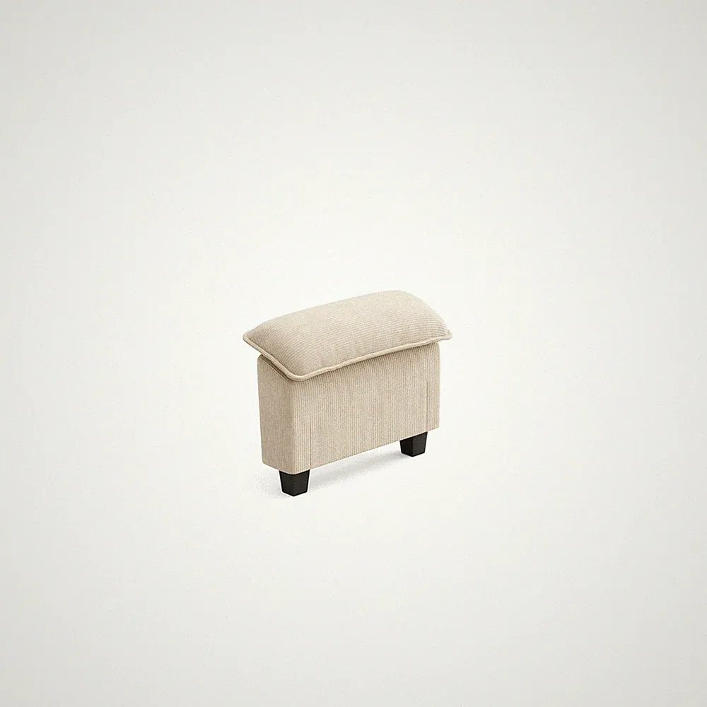 Modular Sectional Sofa (Beige, 2 Armrests)