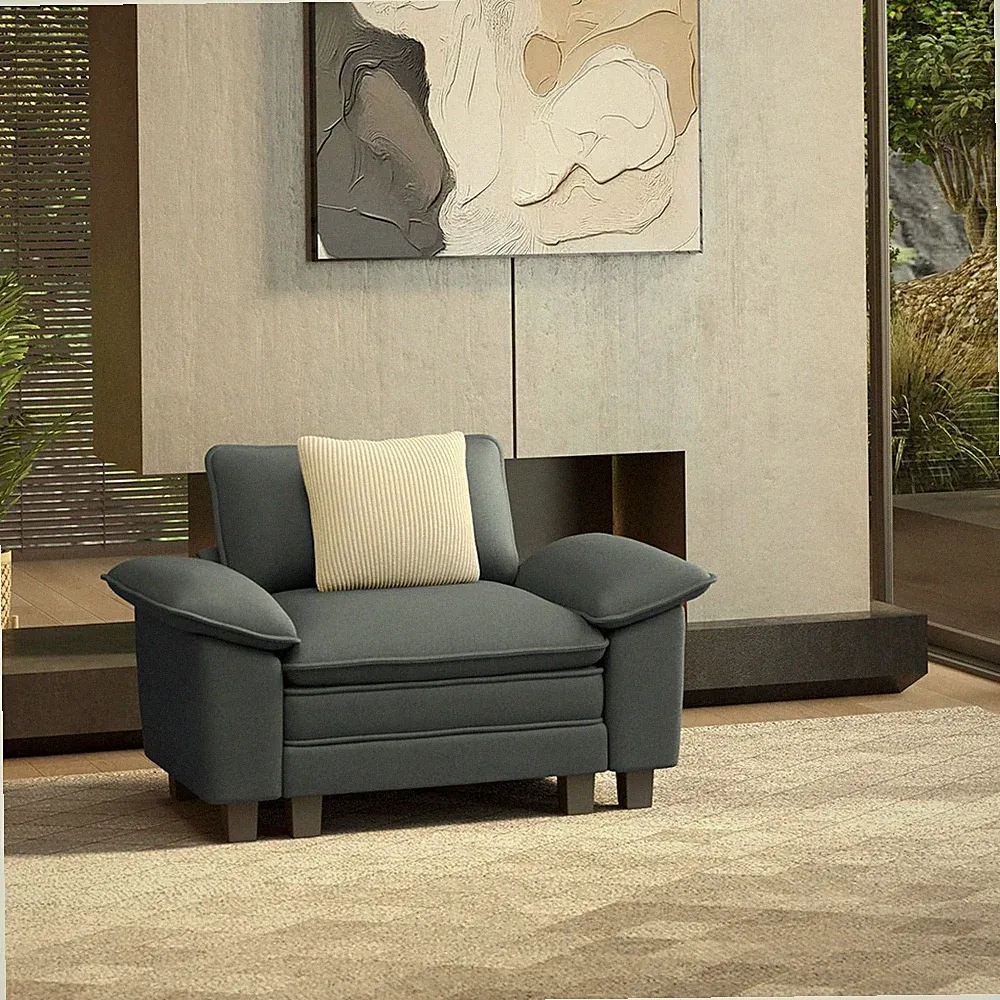 Modular Sectional Sofa Chenille Cloud Couch with Chaise and Cushion 4/3/2/1-Seat