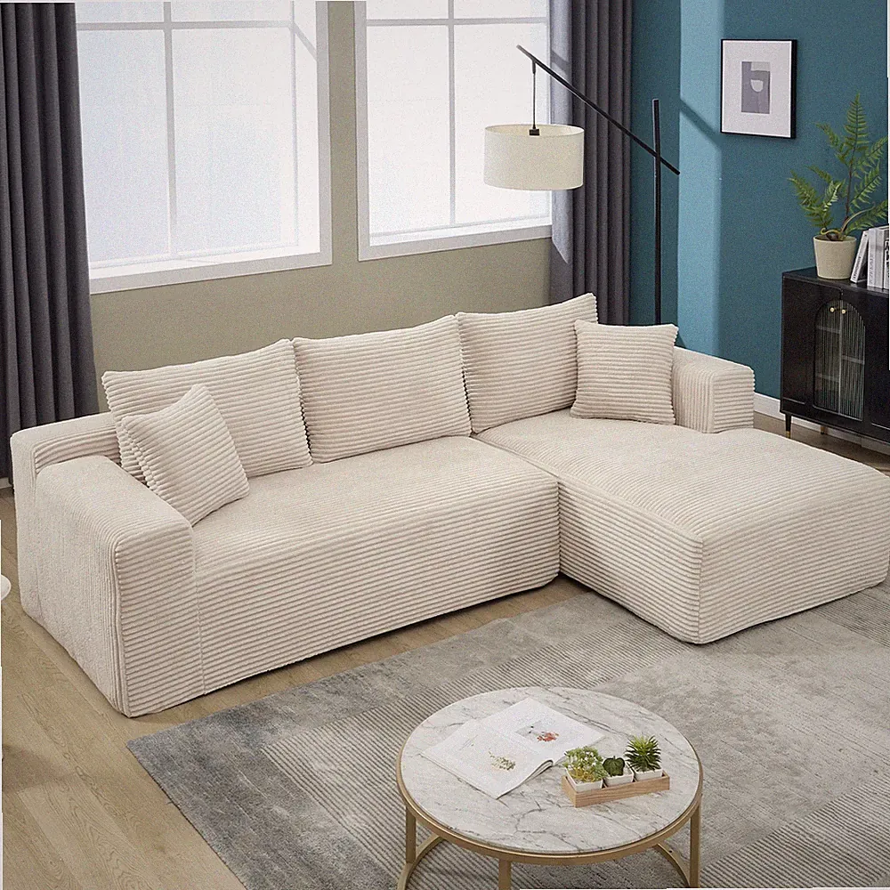 Modular Sectional Sofa Couches L-Shape Couch 2 Seat Modular Sofa Memory Foam S