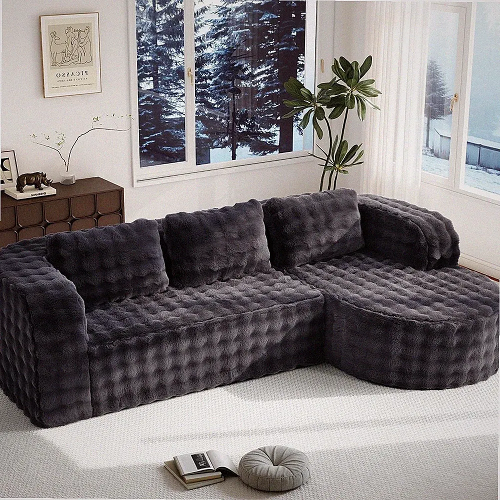 Modular Sectional Sofa Couches L-Shape Couch 3 Seat Modular Sofa Memory Foam
