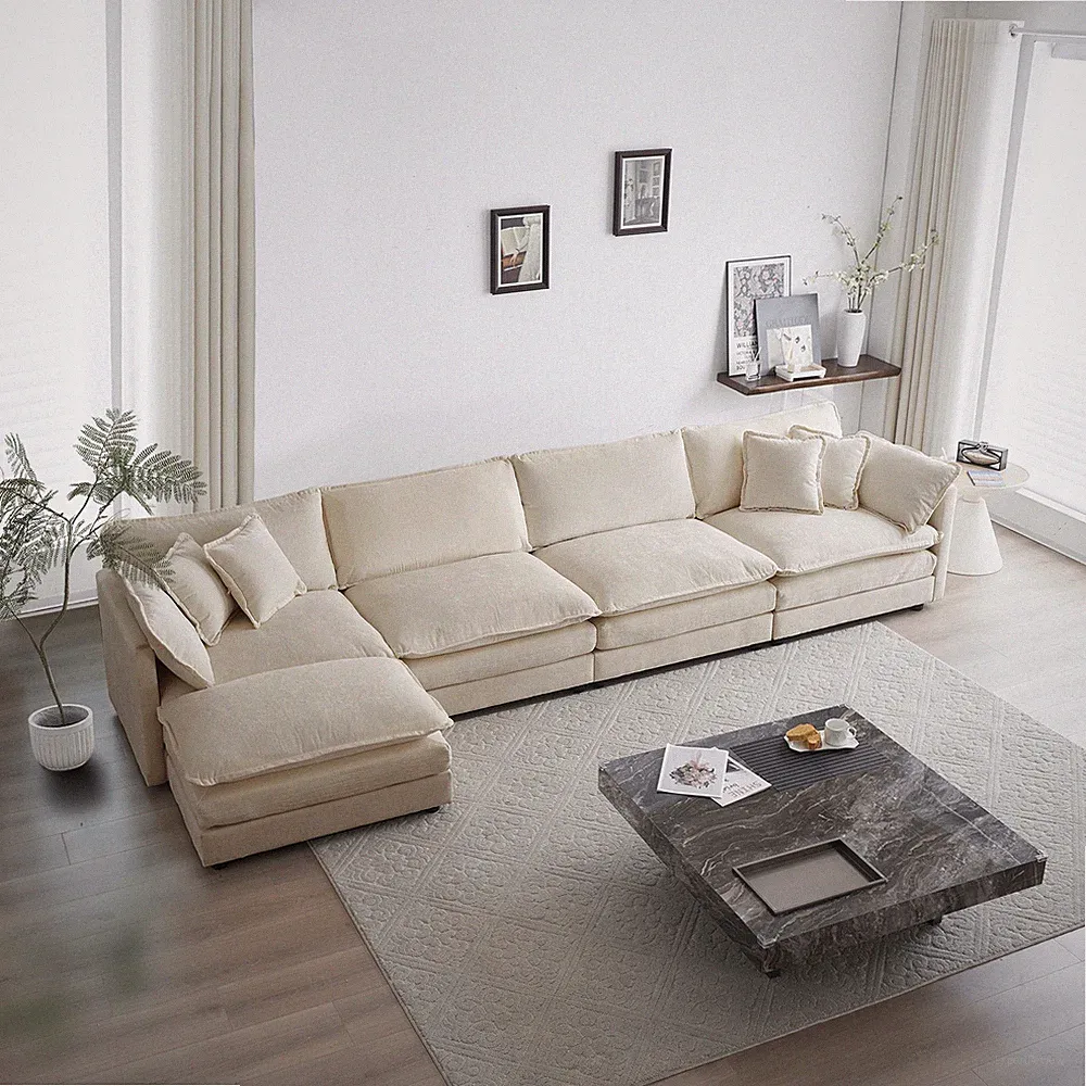 Modular Sectional Sofa for Living Room,U Shaped Couch 5 Seater Convertible Secti