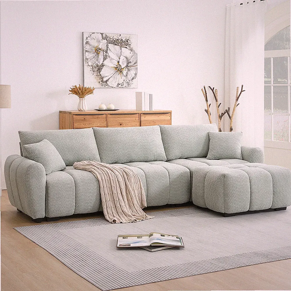 Modular Sectional Sofa L Shape Extra Wide Seat Cushion Oversized Cloud Couch