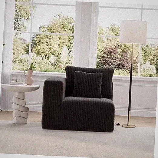 Modular Sectional Sofa, Modern Cloud Sectional Couch with Left-arm Seat (A)