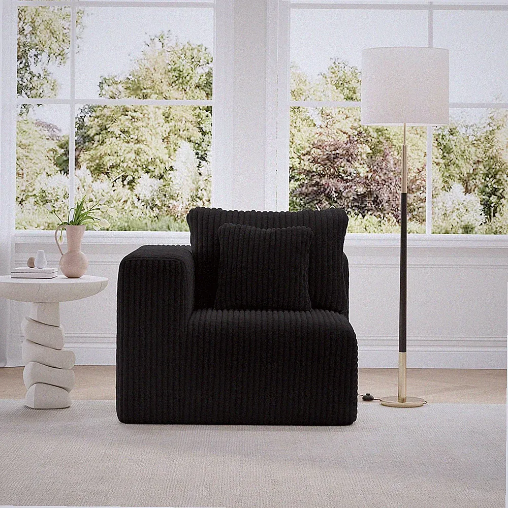 Modular Sectional Sofa, Modern Cloud Sectional Couch with Smarts Coil® Suppor...