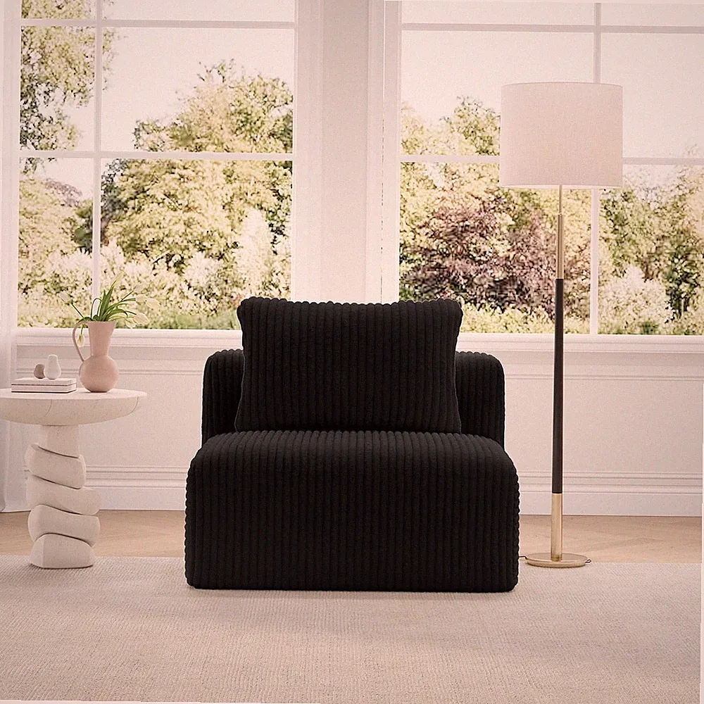 Modular Sectional Sofa, Modern Cloud Sectional Couch with Smarts Coil® , Upho...