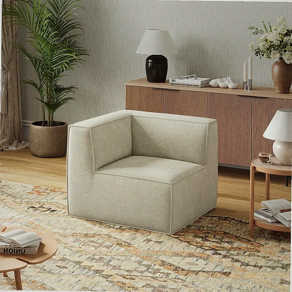 Modular Sectional Sofa, No Assembly Cloud Sectional Couch with Smarts Coil® S...