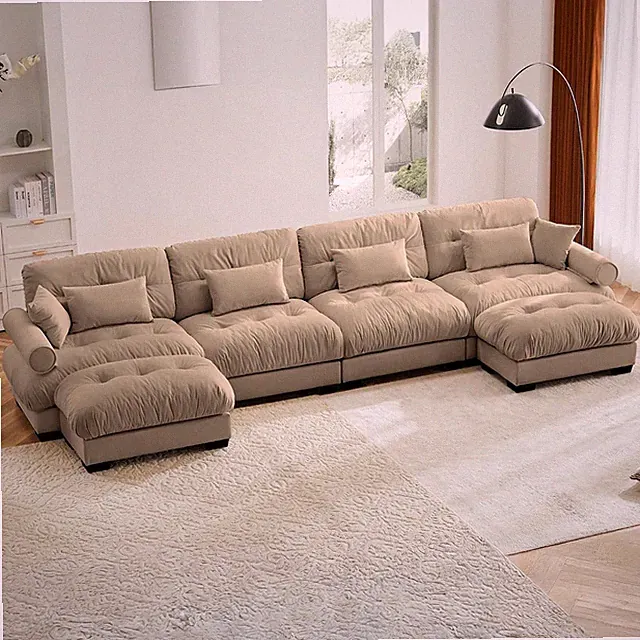 Modular Sectional Sofa Oversized Sectional Couch, 166" Modern Deep Seat Couches