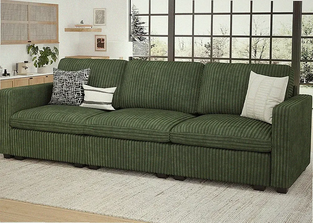 Modular Sectional Sofa with Storage Seat, Oversized Cloud Couch Sectional with E