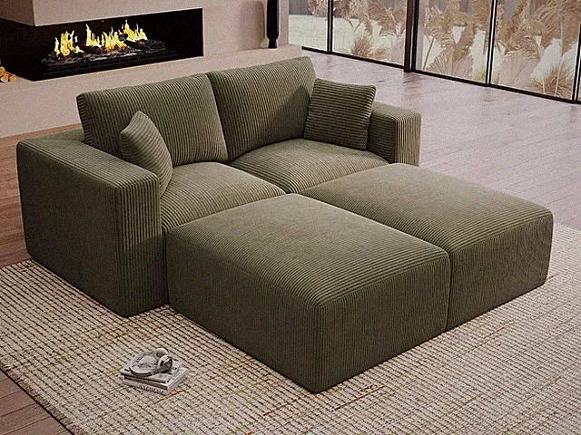 Modular Sleeper Sofa Bed Modern Sectional Couches for Living Room - 79" Boneless
