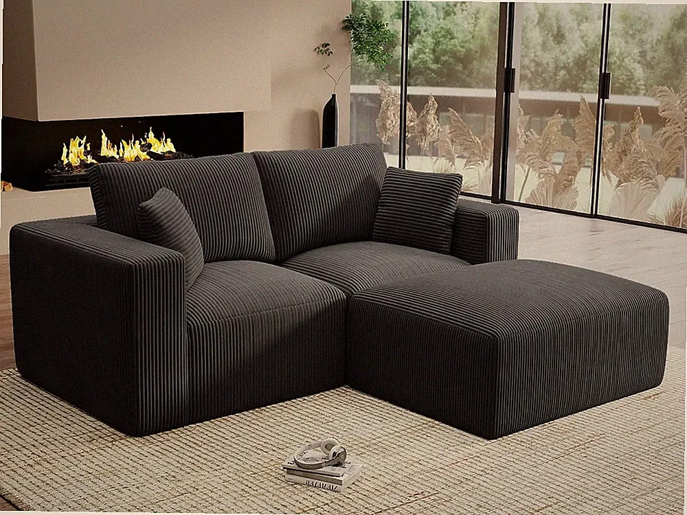 Modular Sleeper Sofa Couch Modern Sectional Couches for Living Room - 79" L-Shap