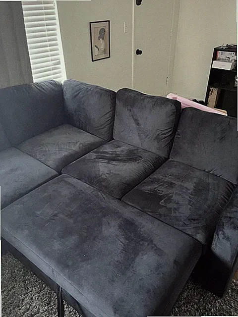 Modular Sleeper Sofa with Pull Out Bed. L Shaped Sectional Sofa