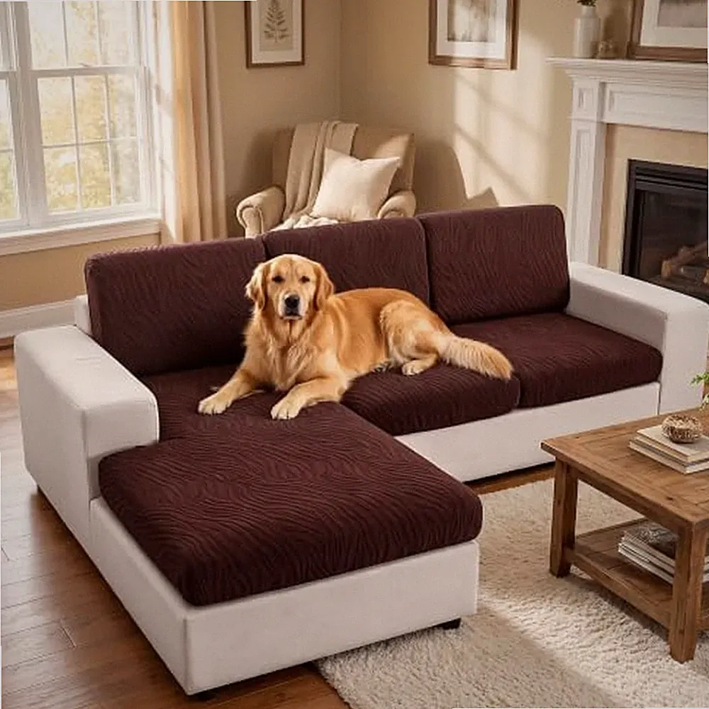 Modular Sofa Cover Sectional Couch Slipcovers for Dogs Pet Friendly Coffee Sbw
