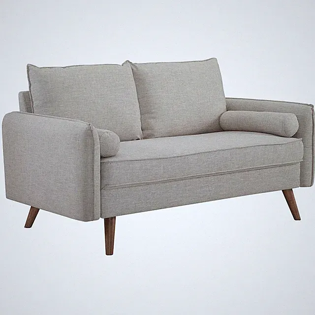Modway Furniture Revive Upholstered Loveseat in Beige -EEI-3091-BEI