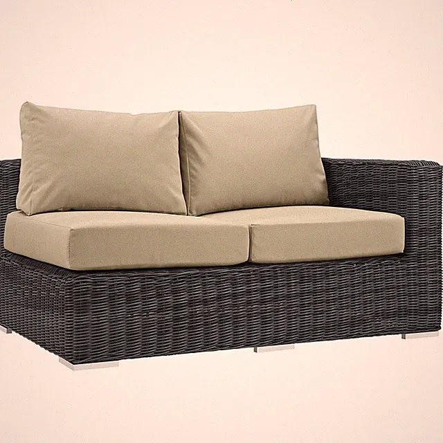 Modway Summon Outdoor Patio Sunbrella® Right Arm Loveseat