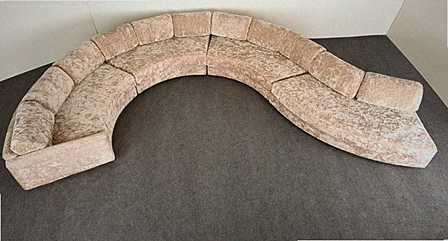 Monumental Adrian Pearsall Sectional Sofa for Craft Associates, 1960s