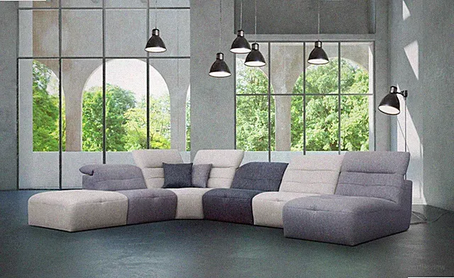 Moon Sectional Sofa made by Stella Furniture Europe imported by ESF