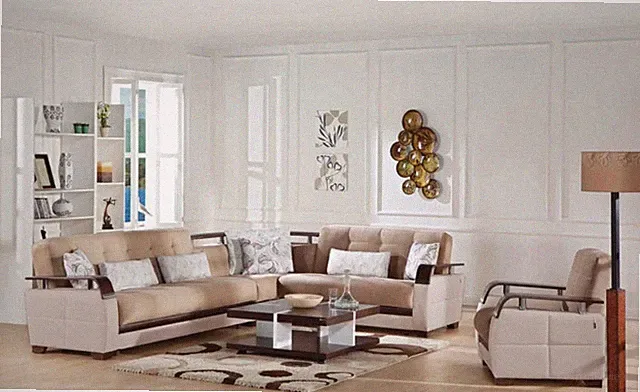 Moon Troya Brown Sectional Sofa