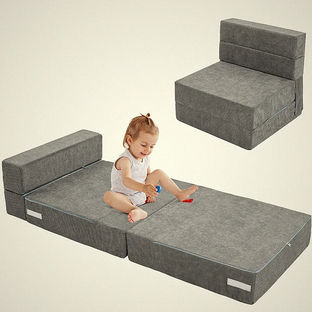 MOPHOTO Folding Sofa Bed Chair 3-in-1 Convertible Couch Sleeper Futon Couch XXL